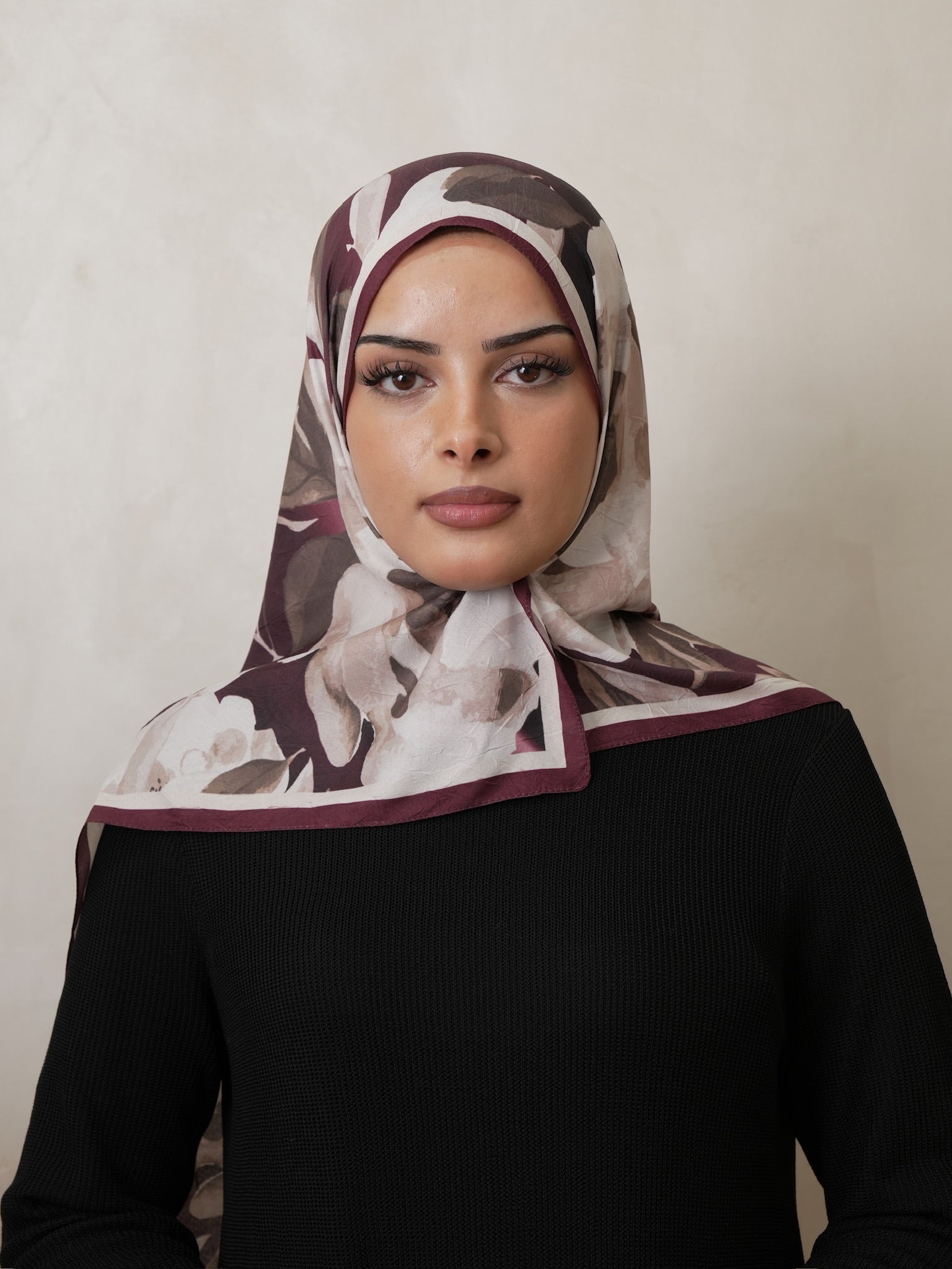Wine Petal Hijab